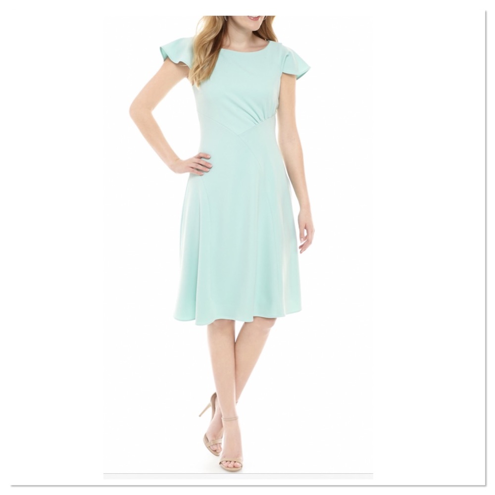 NWT Calvin Klein fit and flare dress